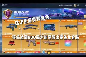 这才是最贵赏金令！等级达到800级才能觉醒变色龙套装！你敢买吗视频封面