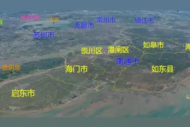 南通3D地图,通州区,如东县,启东市,如皋市,海门市,海安市三维地图视频封面