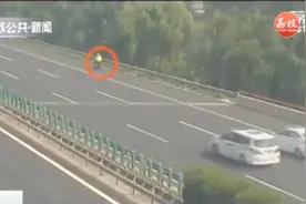 选择“自驾”模式跟着导航走，女子骑电动车高速公路飞驰10公里！视频封面