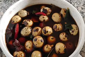 想吃五香鹌鹑蛋不用出去买，在家就能做，卤香浓郁，3分钟就学会视频封面