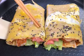 杂粮煎饼，告诉你摊饼和薄脆的做法窍门，学会可以摆摊了