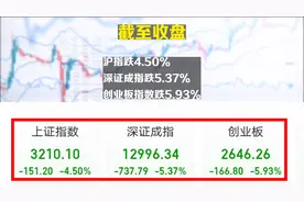 两市逾200股跌停！沪指重挫4.5% 创业板指跌近6%视频封面