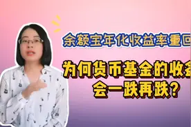 货币基金收益率回暖，余额宝7日年化重回2%，躺赚时代又回来了？视频封面