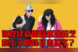 “锋菲”恋已结束？谢霆锋机场高调接机张柏芝，锋芝恋要复婚了？视频封面