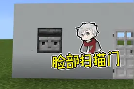 新手高端脸部扫描门 我的世界