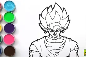 【呀！涂鸦】这样手绘的超级赛亚人帅不帅，彩绘出来的效果更棒视频封面