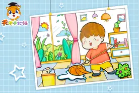 五一劳动节绘画作品一等奖，家务劳动绘画作品，超级好看！视频封面