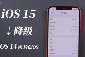 iOS15beta1升级后悔了？小白式操作，成功降级到苹果iOS14/13系统
