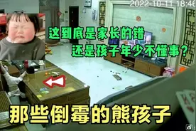 全网倒霉的熊孩子们，这到底是家长的错，还是孩子年少不懂事？视频封面