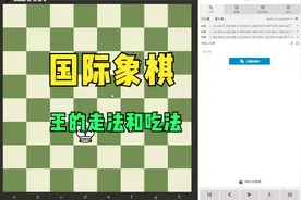 国际象棋王的走法和吃法视频封面