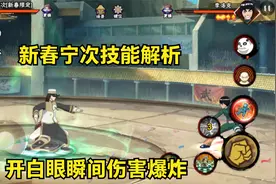新春宁次技能解析，开白眼后扦插一套伤害爆炸视频封面