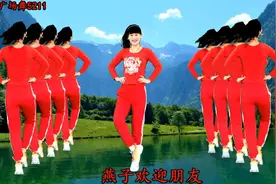 20步自由弹跳广场舞《给我几秒钟》动感带劲儿 正背面演示附分解