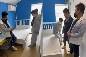 三小伙为省钱合租小单间，被问一张床怎么睡，小伙回答好笑又心酸视频封面