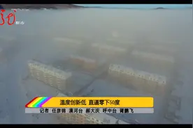 黑龙江温度创新低 直逼零下50度 感觉空气都被冻住了视频封面