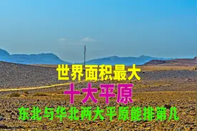 世界面积最大的十大平原，我国东北及华北平原分别能排第几视频封面