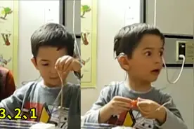 绷不住！国外失聪萌娃第一次听到父母声音，小男孩反应瞬间泪目视频封面