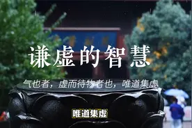谦虚的智慧，“气也者，虚而待物者也，唯道集虚”视频封面