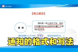应用文写作，通知的格式和写法视频封面