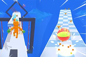 像素人快跑游戏：我是个像素人，身体可以变成一个球，冲向终点！视频封面