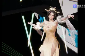 舞蹈，古装，美女，虚拟人物，建模视频封面