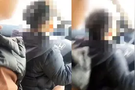 这届家长太“熊”了！爸爸教娃开车 妈妈发朋友圈：会不会被逮？视频封面