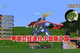 我的世界宝可梦生存22：甲贺忍蛙进化小智版之路