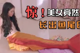 美女度假归来，竟变成美人鱼，张嘴就唱歌，双腿变尾巴—经典电影视频封面