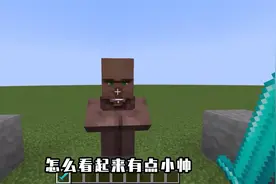我的世界,不同像素的MC,16像素的村民有点小帅,可惜是颜值巅峰！