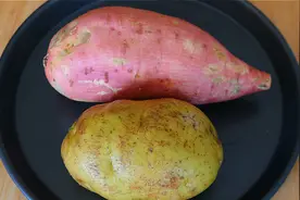 秋天多吃红薯，加1个土豆教你新吃法，不用煮不用炸，上桌扫光