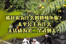 被辞退为什么叫炒鱿鱼呢？太平公主为什么无法成为第二个武则天？视频封面
