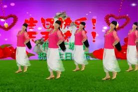 一支祝福广场舞《祝你生日快乐》优美中三步，祝亲爱自己生日快乐视频封面