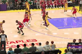 OK湖人VS公牛 科比乔丹大战，两个三连冠王朝跨时空正面碰撞视频封面