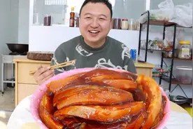 8斤五花肉，小伙伴点的山西扒条肉，肥而不腻，香气四溢，超过瘾视频封面
