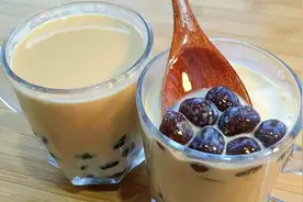 教你家在做正宗珍珠奶茶，步骤简单，浓郁香甜，无任何添加剂