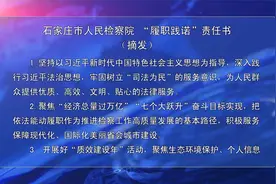 石家庄市人民检察院 “履职践诺”责任书视频封面