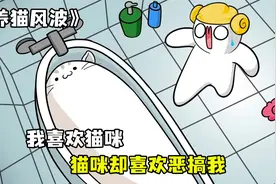 我喜欢猫咪，猫咪却喜欢恶搞我视频封面