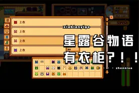 星露谷物语 | 谁还不知道衣服能放衣柜的！