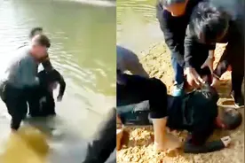 男子被骗入传销组织跳南湖逃生溺水，路人带病入水救援视频封面