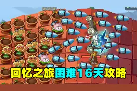 植物大战僵尸：回忆之旅困难16天攻略！视频封面