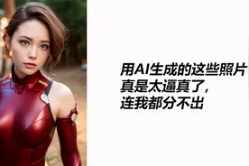 用AI生成的这些照片真是太逼真了，连我都分不出视频封面