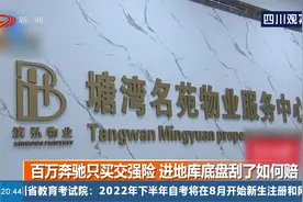 男子开108万的奔驰，却只买了交强险，进地库底盘刮了如何赔？视频封面