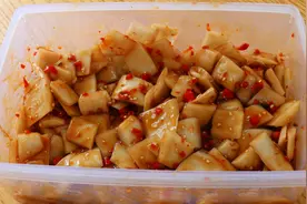 酱香萝卜皮：湖南特色做法，一天能卖几百份，家庭配方，酸辣脆爽