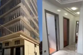 女子晒老家8层自建房，装修简单外墙造型引争议：可惜了一栋楼视频封面