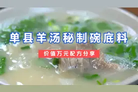日赚4000块的单县羊汤，秘制碗底料价值万元，营养美味鲜香浓郁视频封面