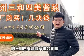 超多口味的扬州三和四美酱菜！工厂买几块钱！价格超乎你想象！视频封面