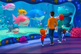 海洋馆游玩的一天，小朋友们快来学习英文儿歌吧视频封面