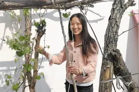 农村美女门口种葡萄树，到底应该怎么管理，姑娘说的头头是道！视频封面