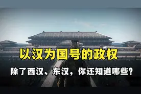 以汉为国号的政权，除了西汉、东汉，你还知道哪些？视频封面