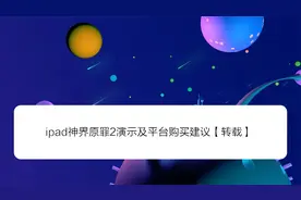 ipad神界原罪2演示及平台购买建议【转载】视频封面
