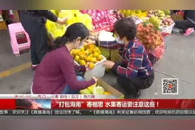 “打包海南”寄相思 水果寄运要注意这些！视频封面